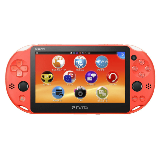 Playstation Vita Slim Metallic Red box art for Playstation Vita